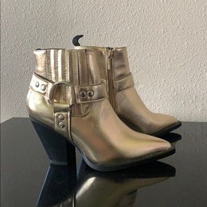 Gold Rodeo Boots